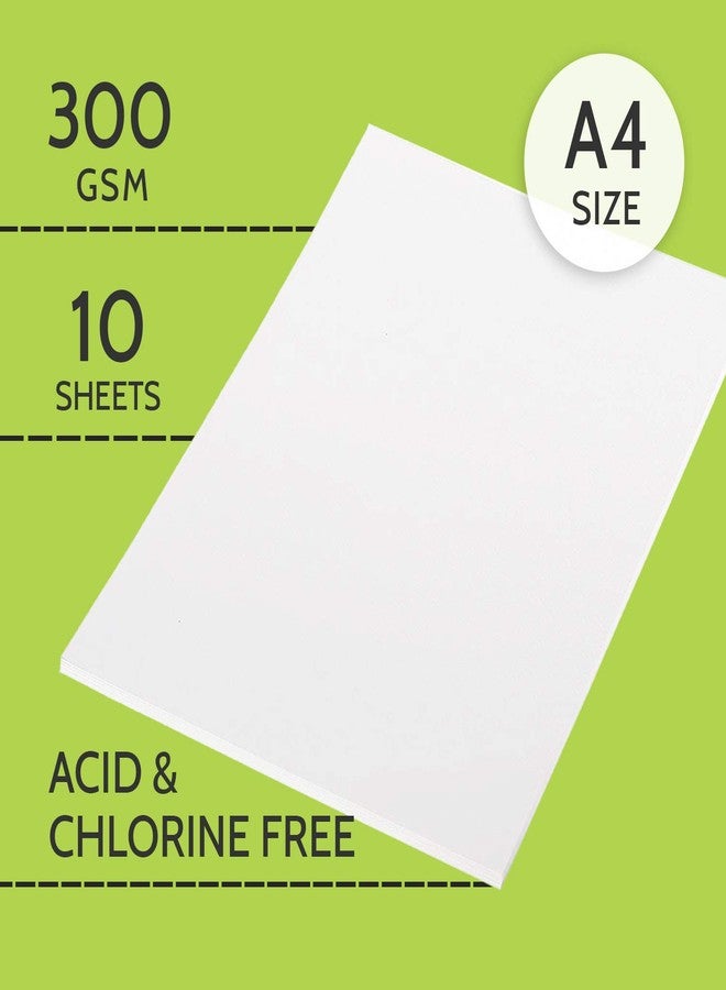 PaperPep Artists' Watercolour Paper 300GSM Cold Pressed A3 (Pack of 5) + A4 (Pack of 10) for Watercolour, Gouache, Ink, Acrylic, Wet & Mixed Media, Art Painting, Drawing for Artists' & Amateurs - Image 3
